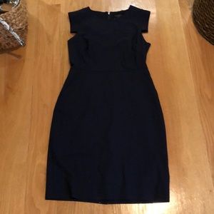 Blue work dress